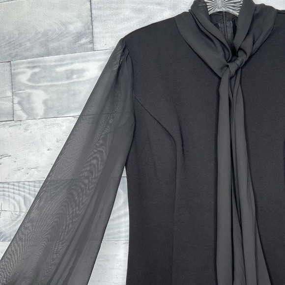 Slate & Willow Sheer Sleeve Dress - Picture 7 of 10